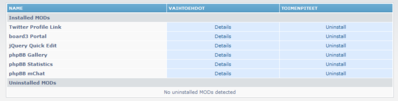AUTOMOD_asennetut_modit.PNG (19.01 KiB) Katsottu 43529 kertaa AUTOMODin asennetut ja asentamattomat MODit lista